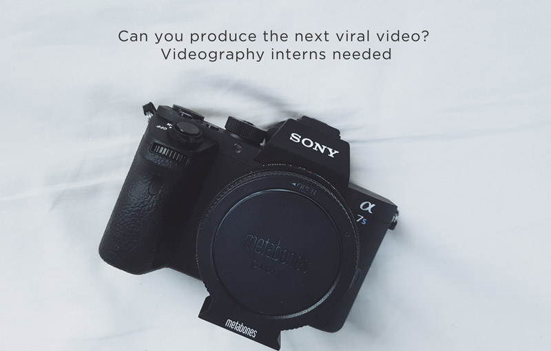 videography internship singapore production