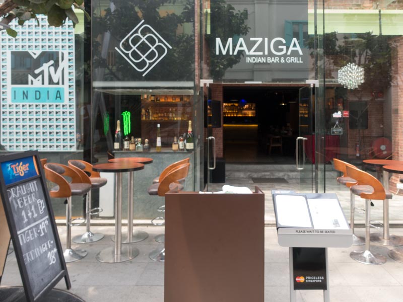 Maziga Indian Bar & Grill - Storefront