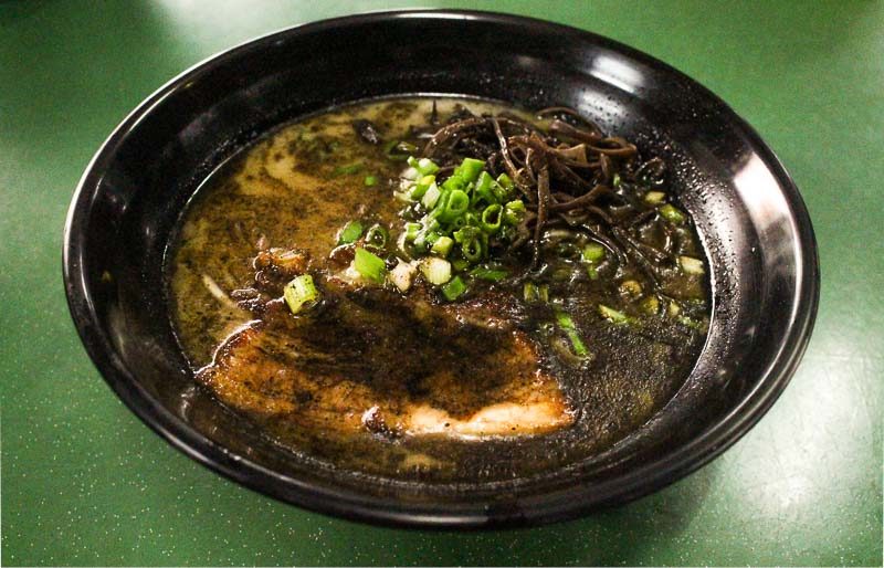Buta Kin - special black ramen Buta Kin - special black ramen