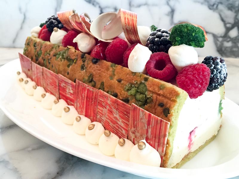 Westin Christmas Log Cake