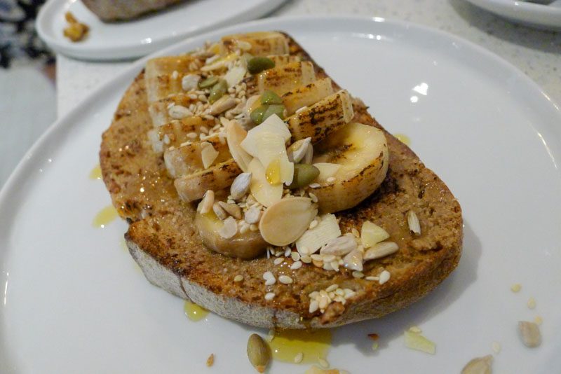 Glasshouse Banana Nut Seed Toast