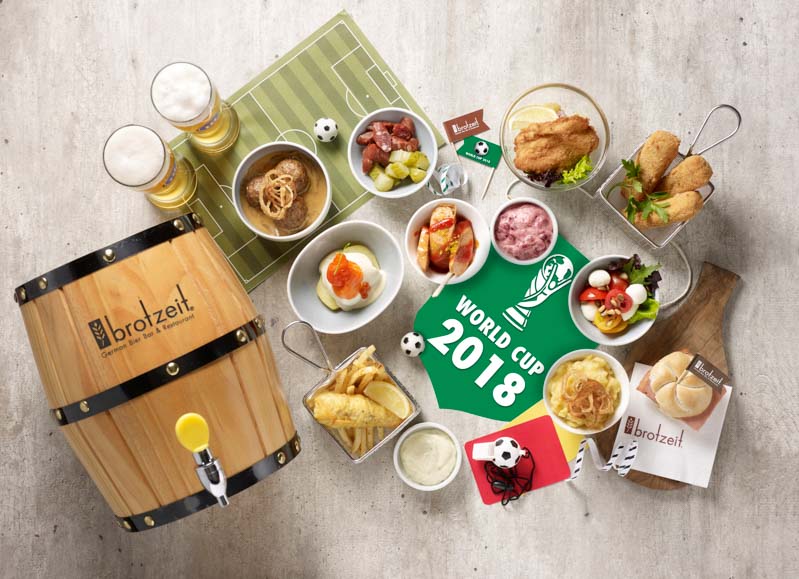Brotzeit 2 Watch The World Cup 2018 At Brotzeit Selected Outlets With Free Flow Beer & Assorted Tapas Till 15 July