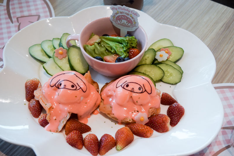 My Melody Cafe 8 My Melody Cafe: Pink Eggs Benedict & Adorable Bunny Themed Dishes At Suntec City