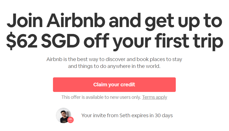 Airbnb Credit Free Code