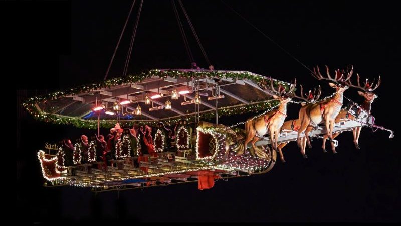 Santa In The Sky 5