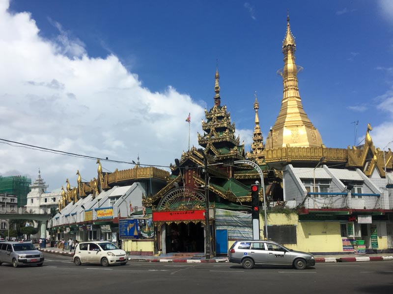 Yangon Myanmar 3 sule pagoda