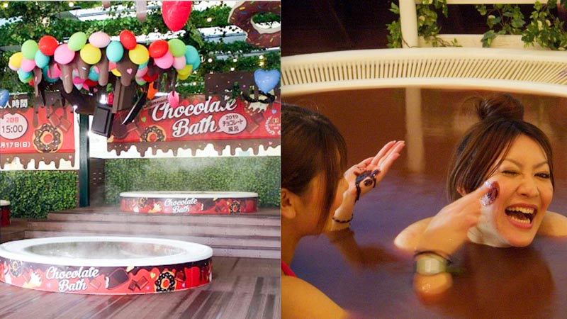Yunessun Chocolate Bath Online 4