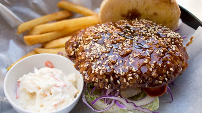 Coffe Pork Burger 1