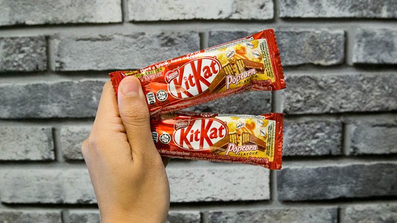 Salted Caramel Popcorn Kitkat 1