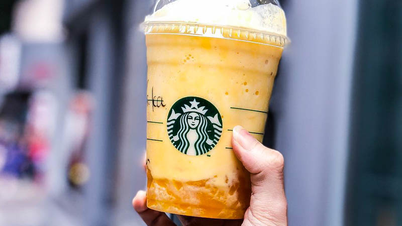 Starbucks Mango Mango Frappuccino June 2019 5