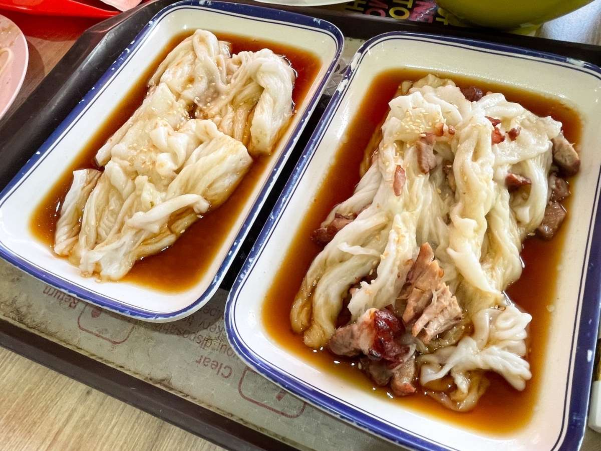 tiong bahru market - grandpa homemade cheung fun overview of dishes
