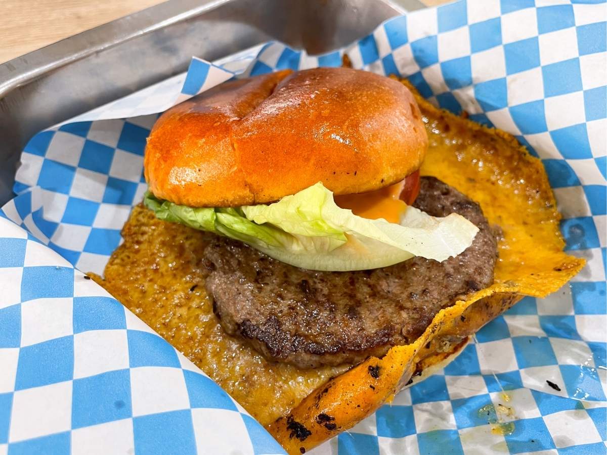 tiong bahru market - skirt and dirt cheese skirt burger