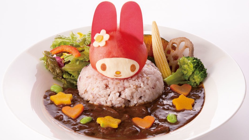 My Melody's first ever cafe opens in Osaka with English garden theme - Japan  Today