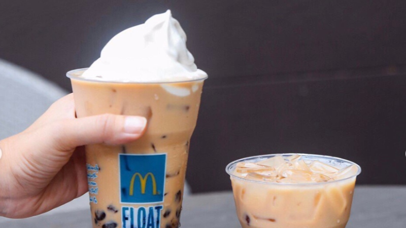McDonald's Thailand Float Brown Sugar Bubble Milk Tea feature image