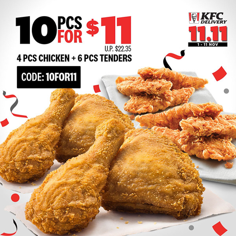 KFC 11.11 Delivery Deals