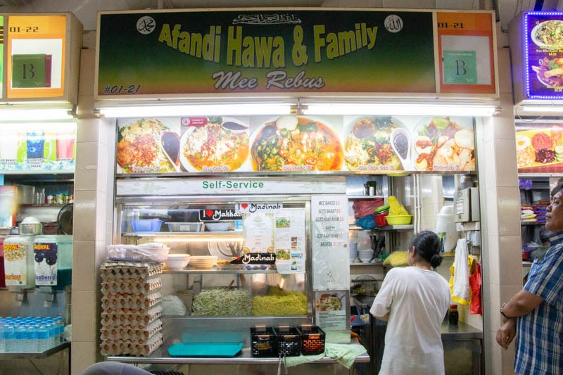 Afandi Hawa & Family stall