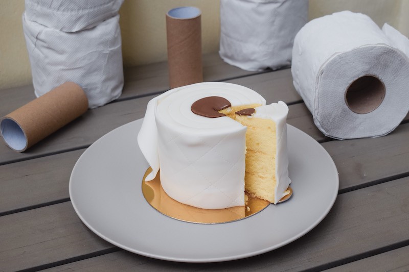 Toilet Paper Cake – Klein's Bakery & Café