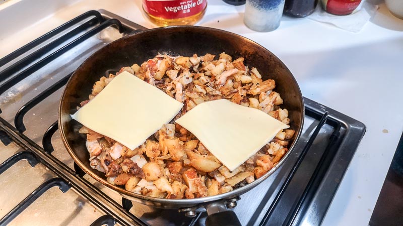 Leftover Fries Breakfast Hash 5