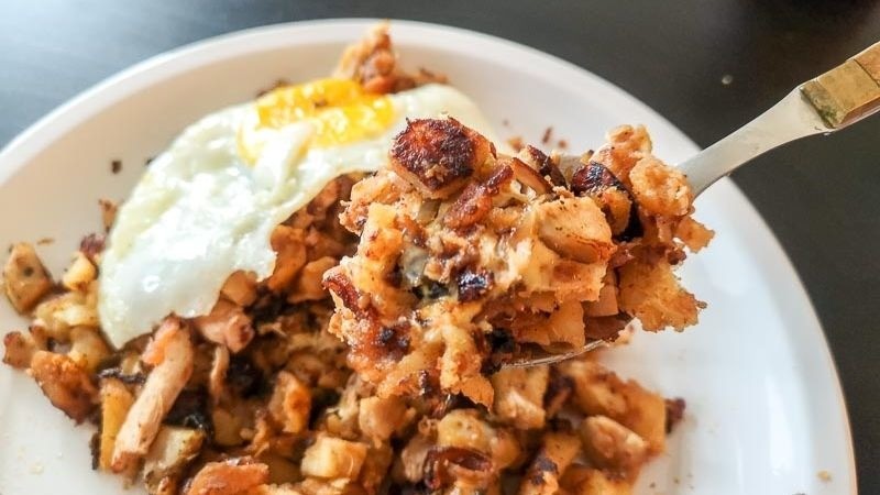 Leftover Fries Breakfast Hash 9 Feature