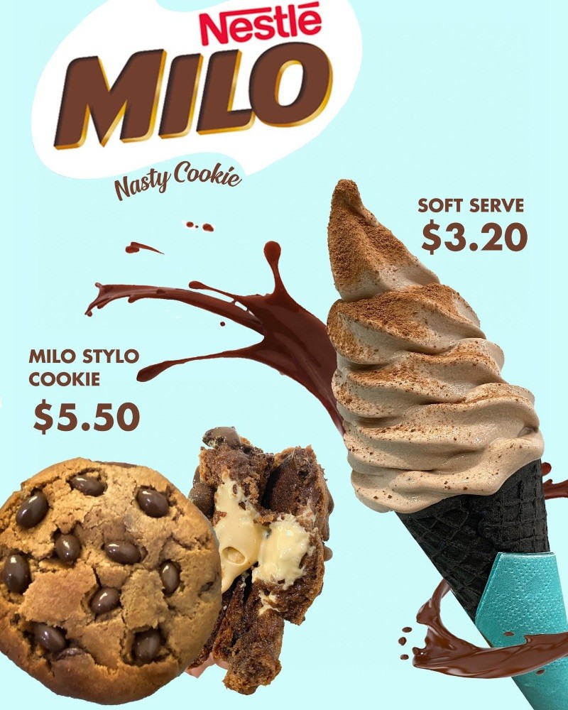 Nasty Cookie Milo Soft Serve Online 2