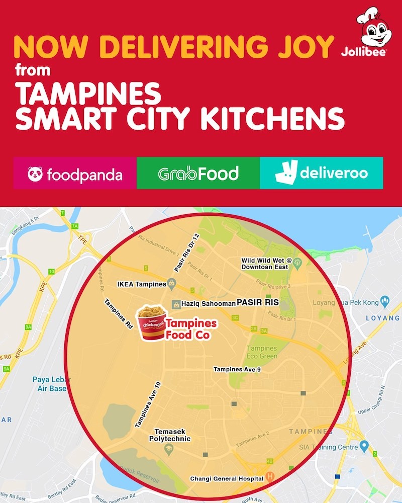 First Jollibee Sg Cloud Kitchen Opens At Tampines Smart City Kitchens