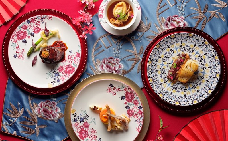Four dishes from 15 Stamford Chinese New Year menu