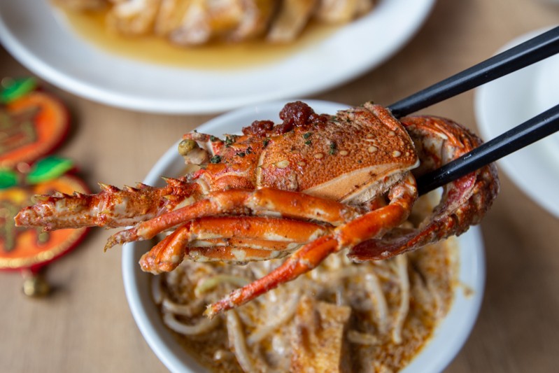 Lobster laksa from Lime Restaurant Parkroyal Collection Pickering 16