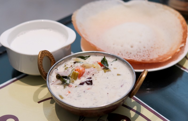 Picture of Swaadhisht's Appam With Coconut Milk and Vegetable Ishtoo