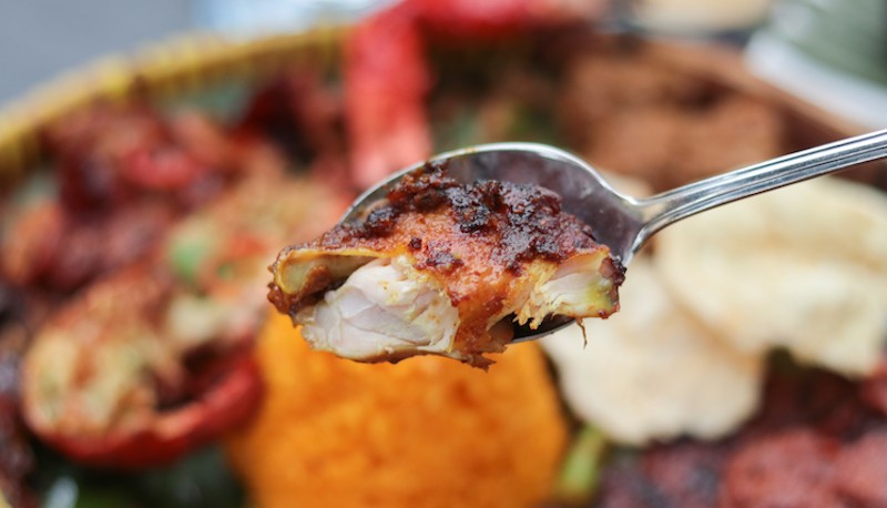 Close up of Bali Ayam Panggang