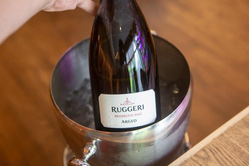 Bottle of Ruggeri Prosecco
