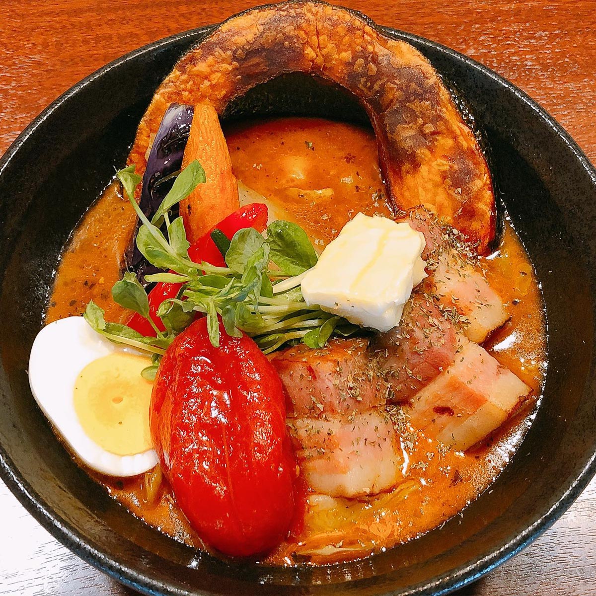 A bowl of Sapporo Curry