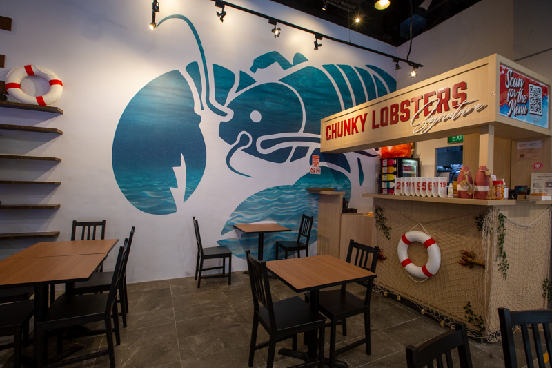 interior of Chunky lobster