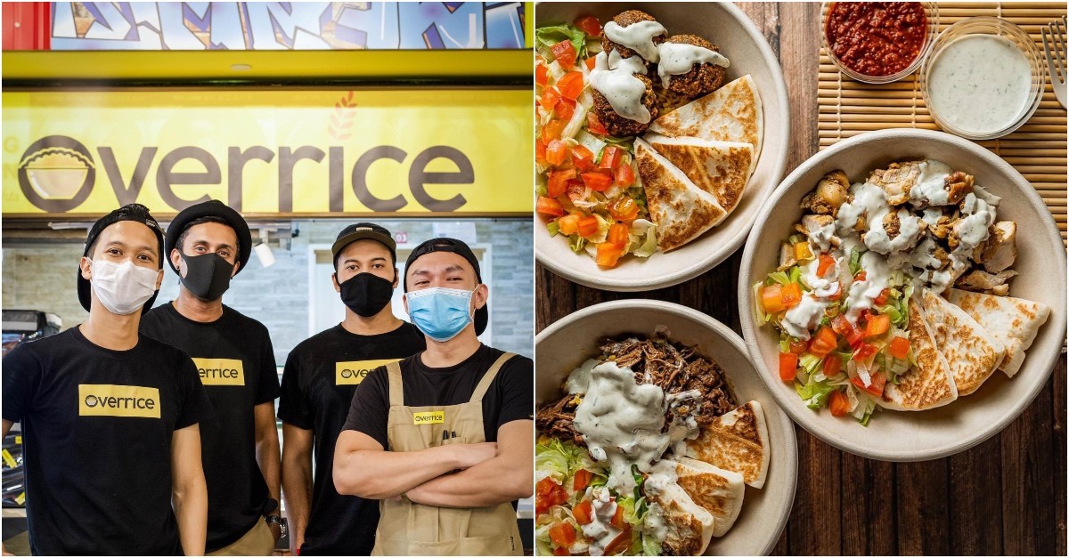 collage of owners of Overrice and rice bowlsOnline 7
