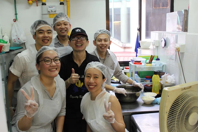 Volunteers at Dignity Kitchen
