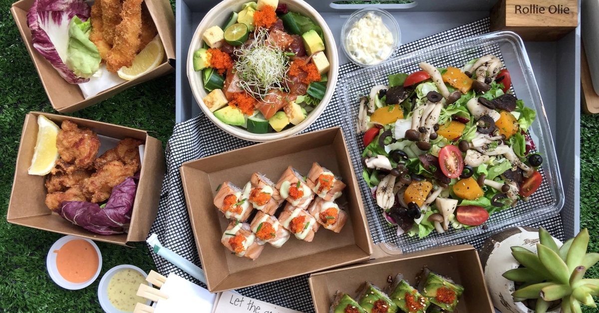 Image of different dishes from rollie ollie