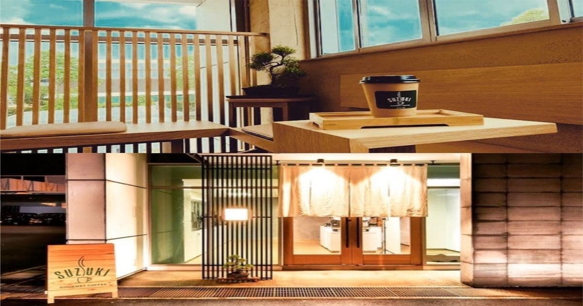 Collage Of Suzuki Coffee and its exterior1