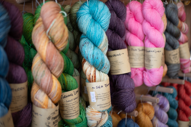 Picture of an colourful array of threads
