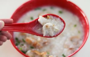 Johor Road Boon Kee Pork Porridge - Close up on fish