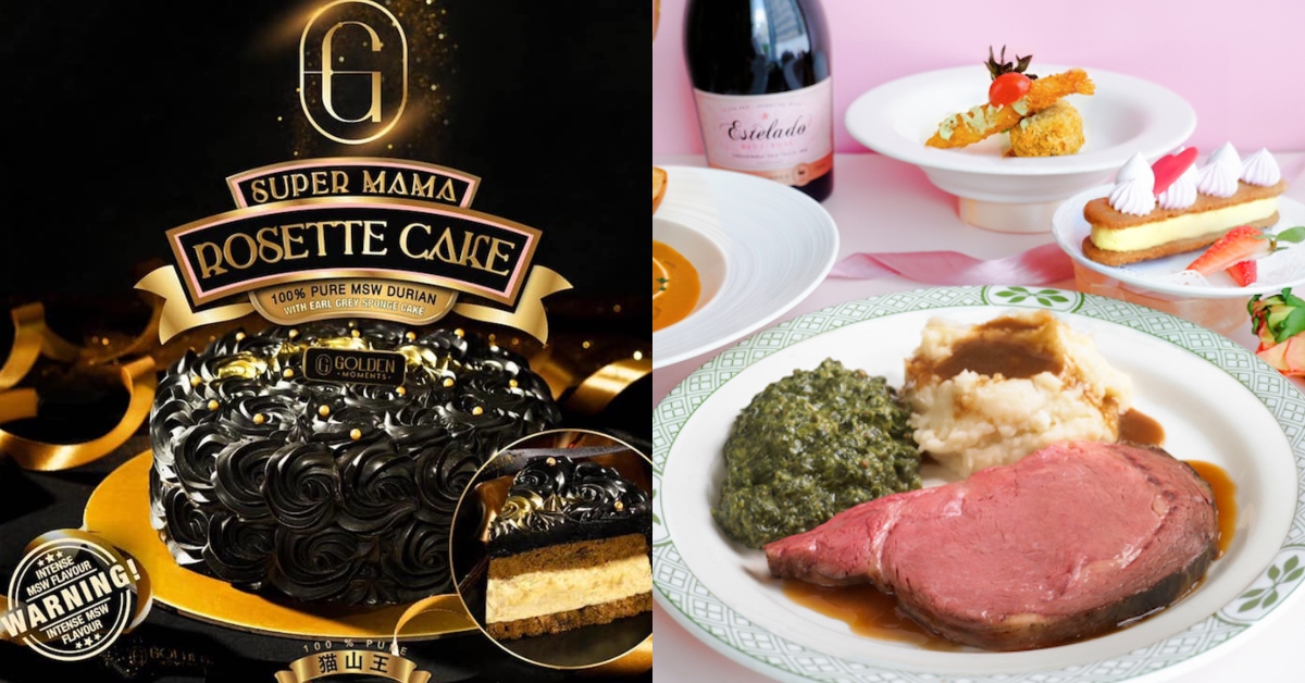 A collage of Golden Moments and Lawry’s The Prime Rib Singapore Mother's Day 2021 deals