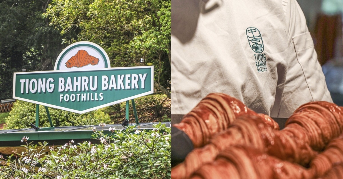 A collage of TBB's signage and croissants