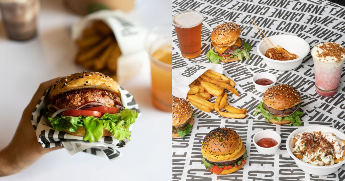 Collage Of Carne Burgers