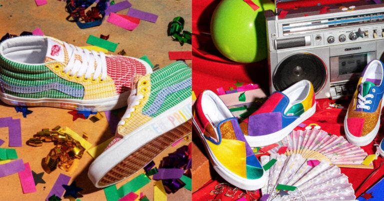 Collage Of Vans Pride Collection