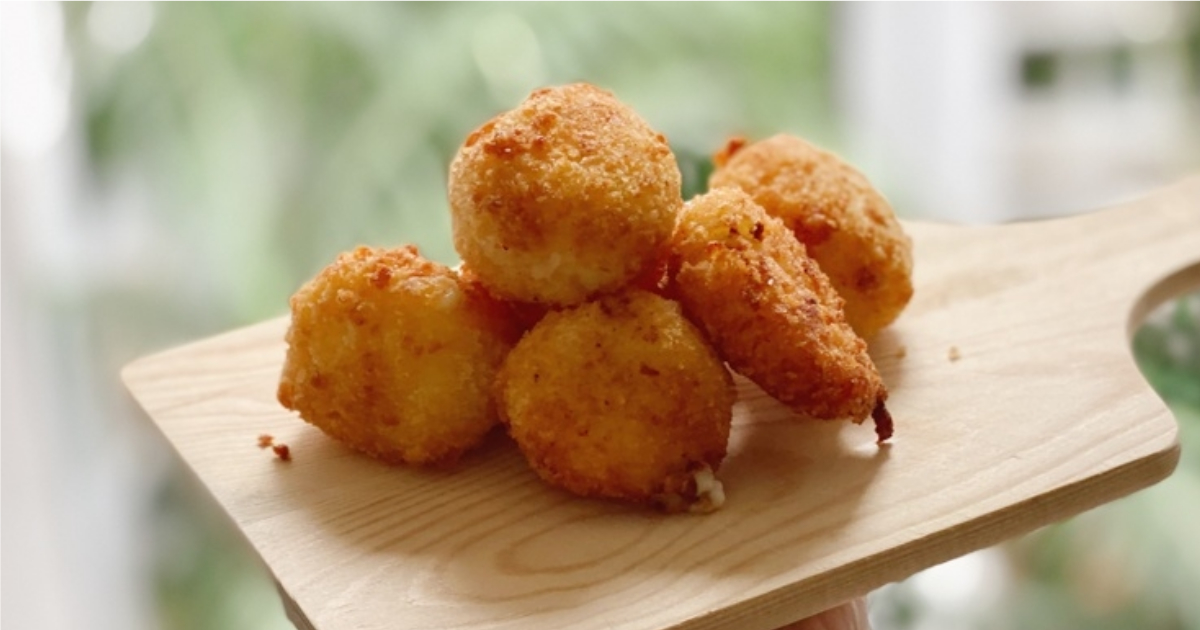 Crispy Potato Cheese Balls