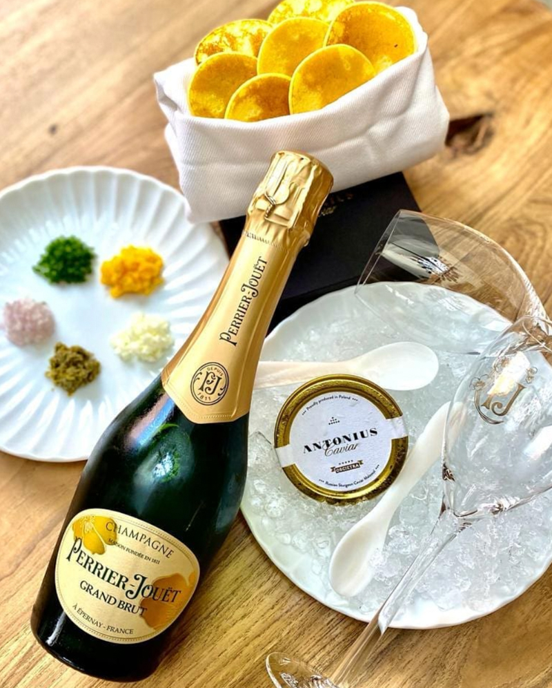 Champagne & Caviar Package from Tippling Club