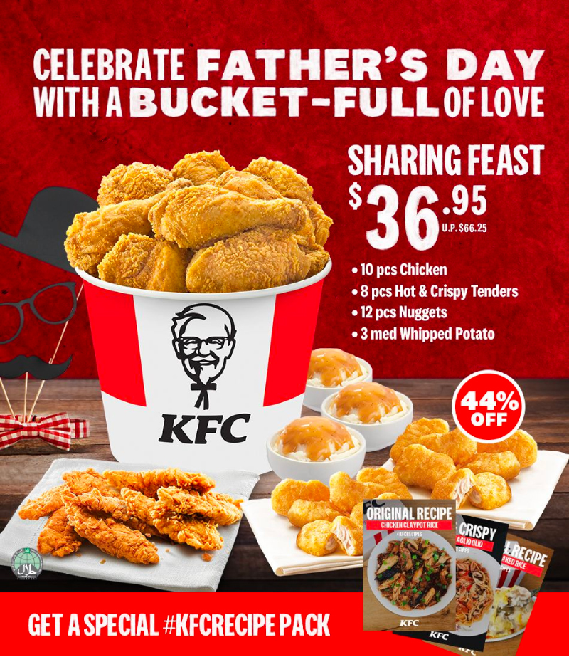  Fathers Day Promo chicken bucket