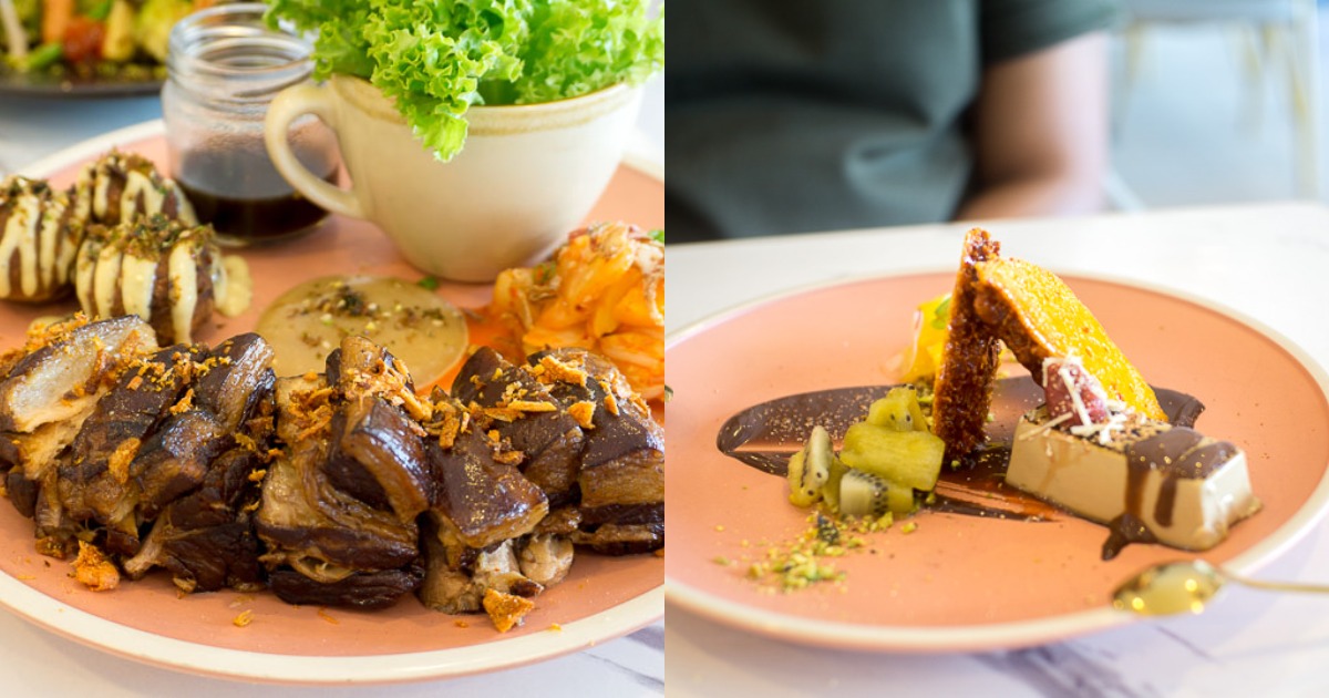 Collage of Oppa Su Dong Po and Turkish coffee custard at HotChic²