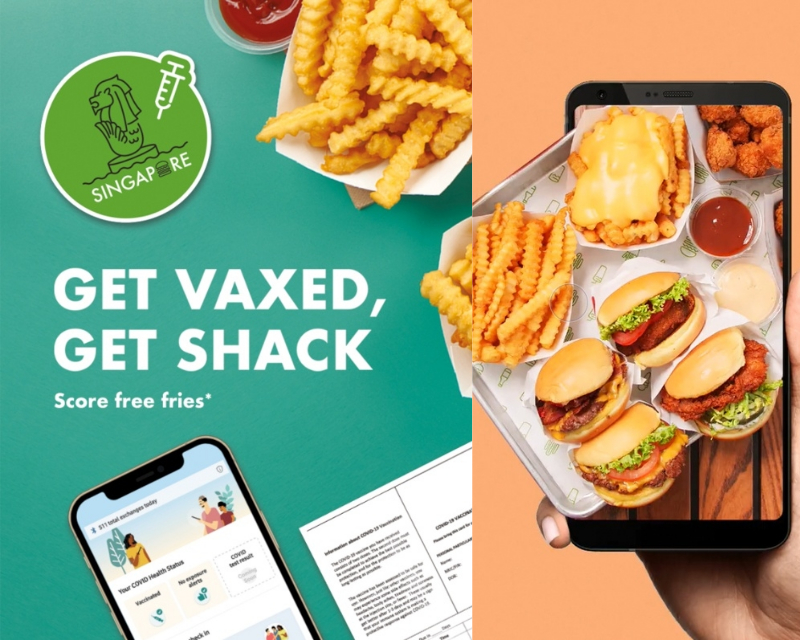 Collage Of Shake Shack Free Fries