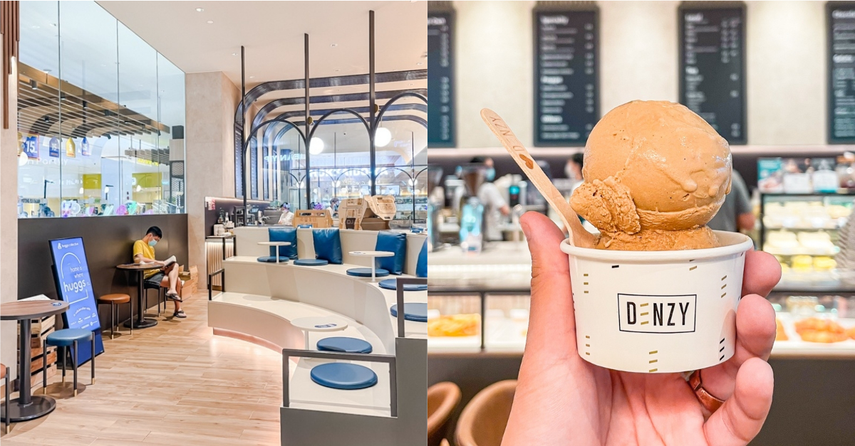 Collage Of Interior Of Huggs Collective And Gelato From Denzy