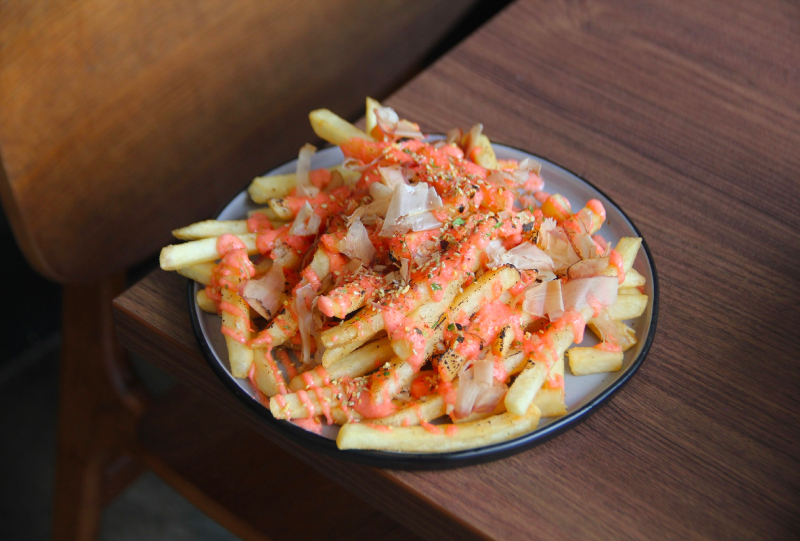 Daizu Cafe's mentaiko fries