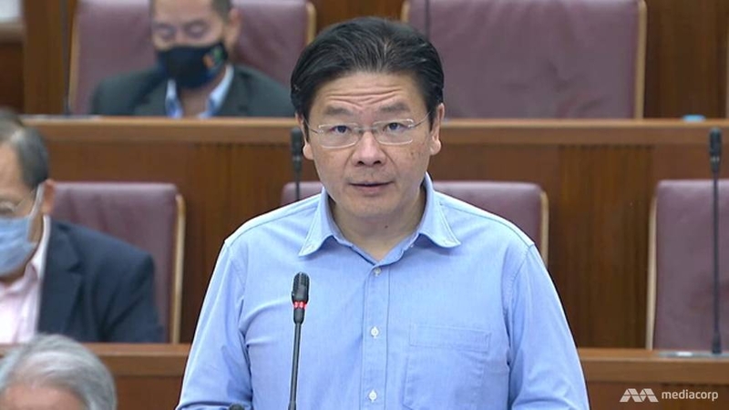 Lawrence Wong speaking in Parliament on 26 Jul 2021